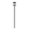 Z-Lite Rainer 5 Light Outdoor Post Mounted Fixture, 15.5in. W x 145.5in. H, Black 5015PHXLR-5009P120-B - alternate 6